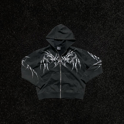 Resurgence Zip-Up (Washed) - Bloody Angels Clothing 