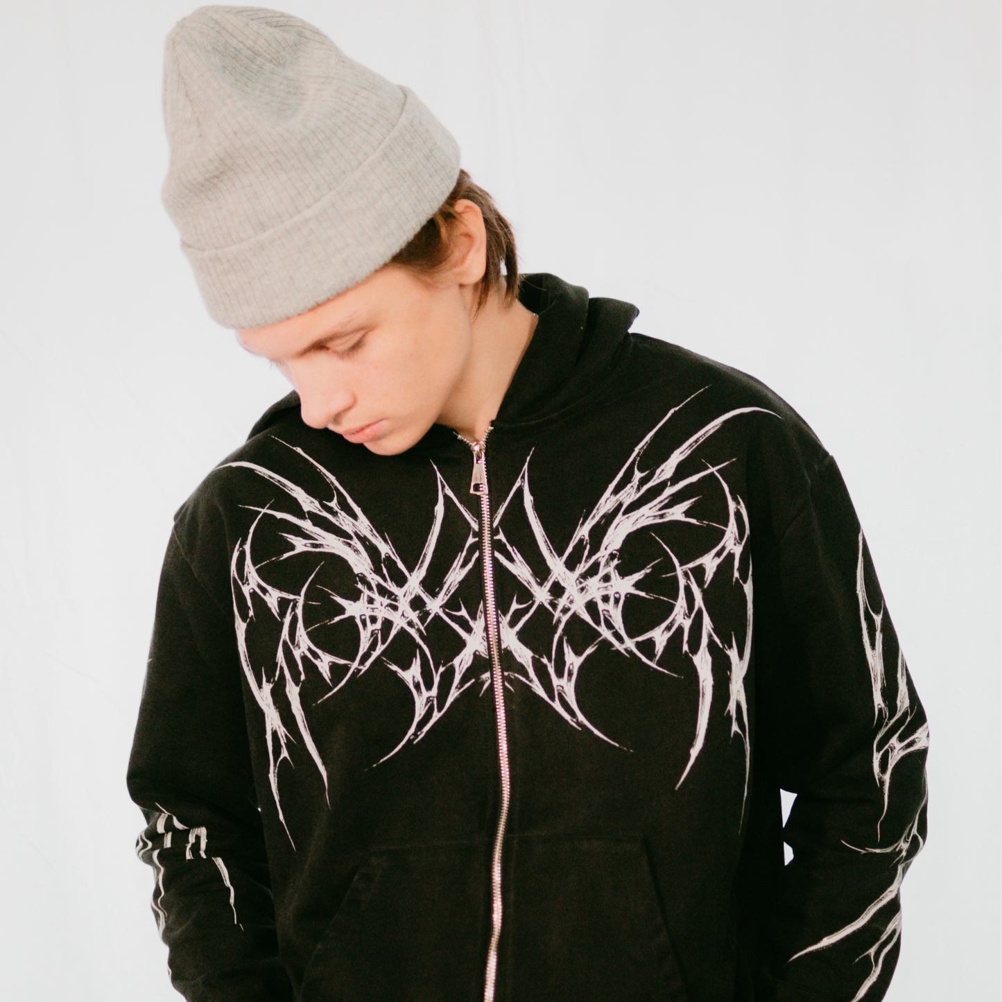 Resurgence Zip-Up (Washed) - Bloody Angels Clothing 