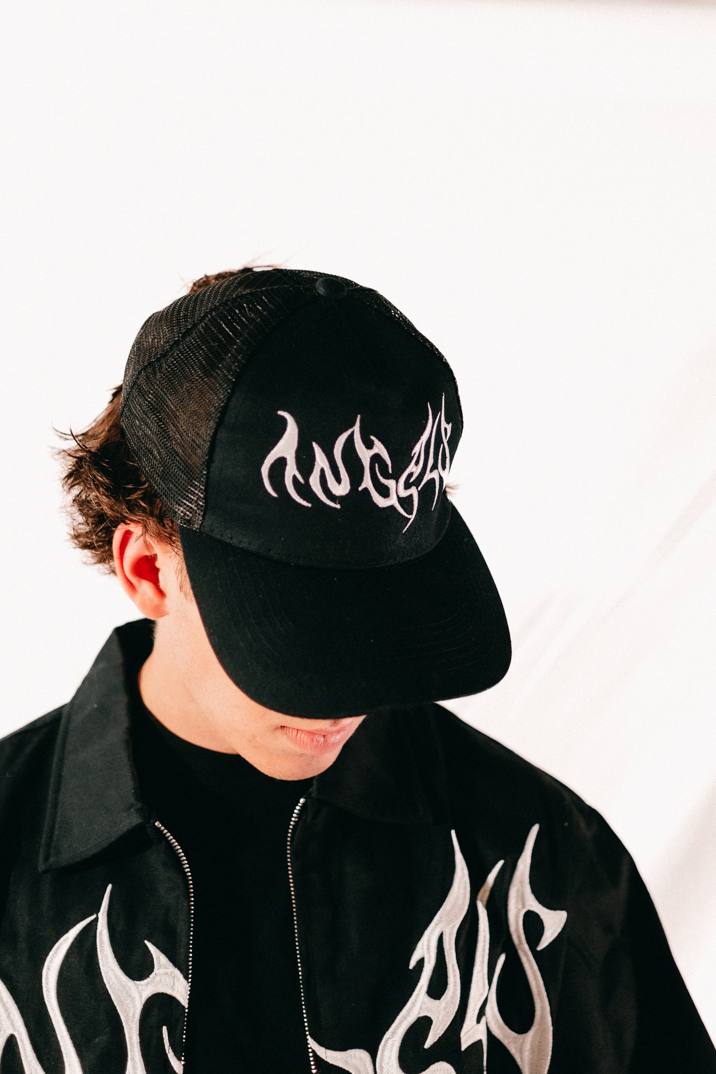 BA Trucker Hat (Black) - Bloody Angels Clothing 