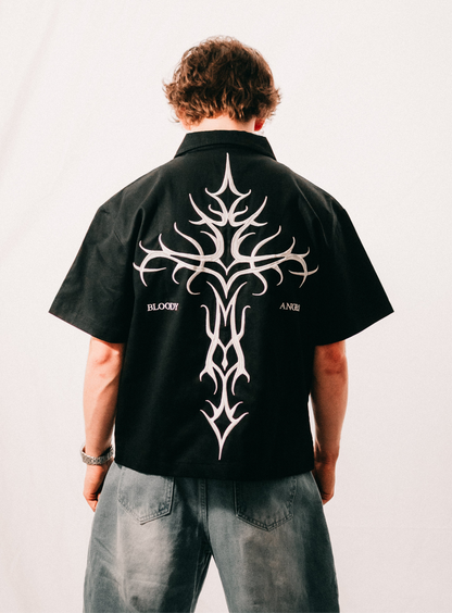 BA Work Tee (Black) - Bloody Angels Clothing 