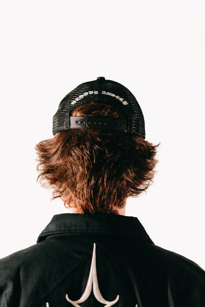 BA Trucker Hat (Black) - Bloody Angels Clothing 