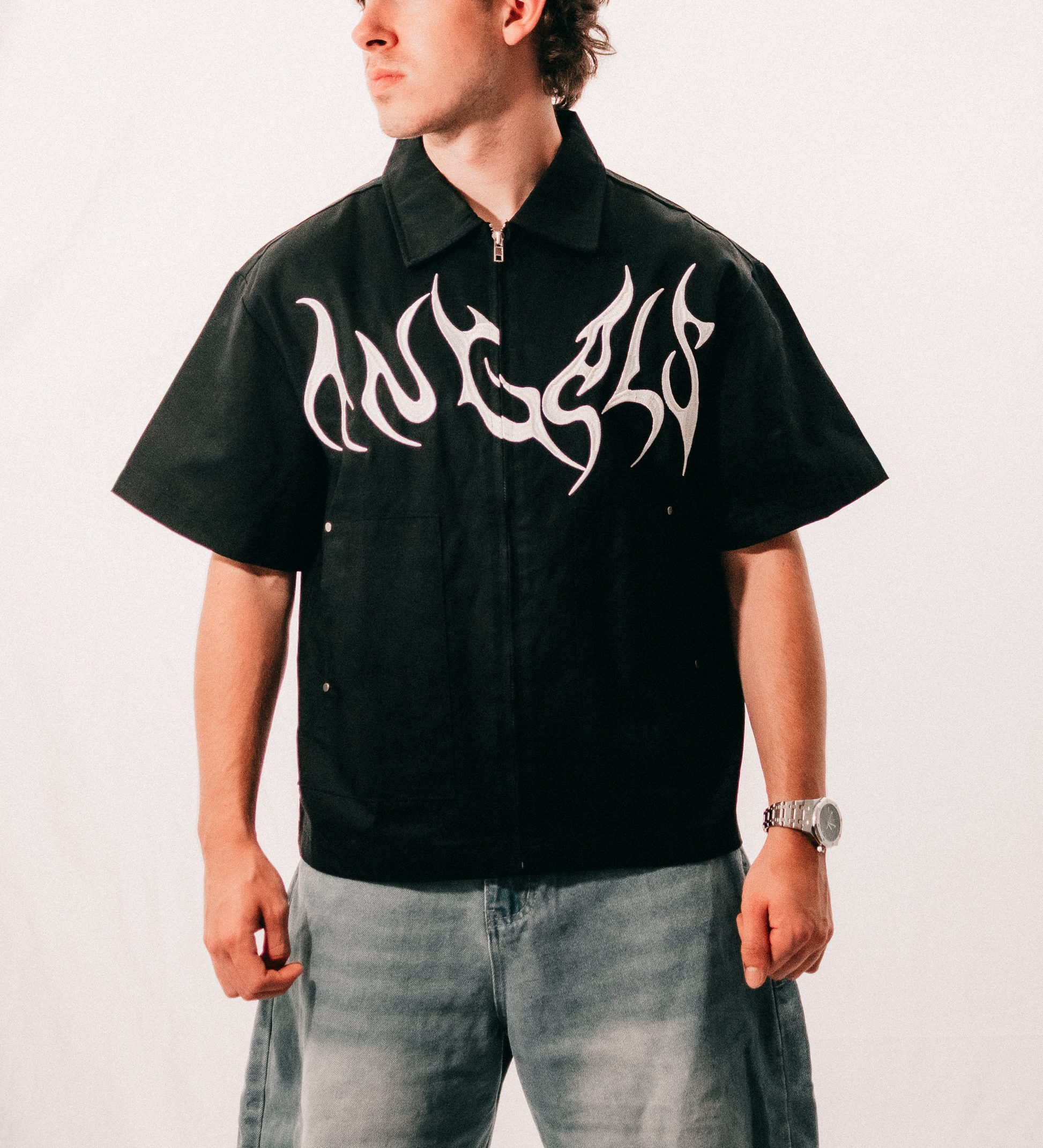 BA Work Tee (Black) - Bloody Angels Clothing 