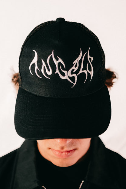 BA Trucker Hat (Black) - Bloody Angels Clothing 